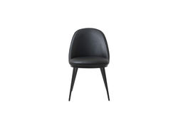 Svetainės baldai | Minkšta kėdė - foteliukas valgomajam, virtuvei, svetainei, pietų, virtuvės stalui GA1 JUODA