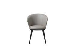 GAIN 5 TAUPE minkšta kėdė - foteliukas valgomajam, virtuvei, svetainei, pietų, virtuvės stalui 
