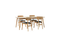 LIVO 1 klasikinio dizaino ąžuolo masyvo kėdė virtuvei, valgomajam, svetainei 