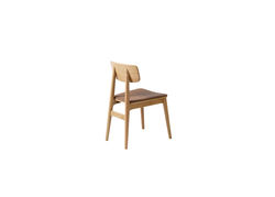 LIVO 2 TAN klasikinio dizaino ąžuolo masyvo kėdė virtuvei, valgomajam, svetainei