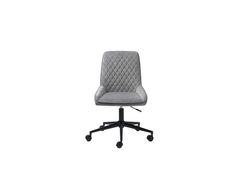 Svetainės baldai | MI20 PILKA skandinaviško dizaino reguliuojamo aukščio biuro kėdė vaikų, jaunuolio kambariui, biurui