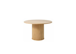 NOLA 1 NATŪRALUS ĄŽUOLAS skandinaviško stiliaus pietų stalas, virtuvės, valgomojo, svetainės stalas 