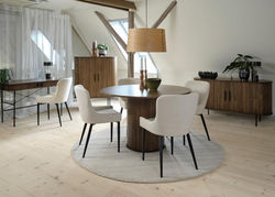 Svetainės baldai | Skandinaviško stiliaus pietų stalas, virtuvės, valgomojo, svetainės stalas NO9