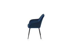 Svetainės baldai | Minkšta kėdė, foteliukas valgomajam, virtuvei, svetainei, pietų, virtuvės stalui ME4 MĖLYNA