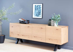 Svetainės baldai | OL3 skandinaviško stiliaus komoda, spintelė svetainei, miegamajam, prieškambariui, biurui
