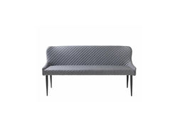 Svetainės baldai | OT11 PILKAS skandinaviško stiliaus sofa - suoliukas svetainės, valgomojo kambariui, valgomojo, pietų stalui