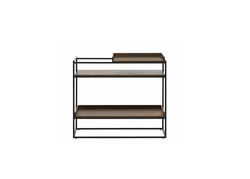 Svetainės baldai | RI15 RŪKYTAS ĄŽUOLAS skandinaviško stiliaus moderni konsolė - staliukas, svetainei, miegamajam, valgomajam, biurui, prieškambariui 