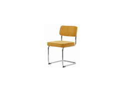 Svetainės baldai | RU2 GELTONA minkšta kėdė valgomajam, virtuvei, svetainei, pietų, virtuvės stalui