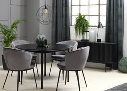 SA1 skandinaviško modernaus stiliaus pietų stalas virtuvei, svetainei, valgomajam