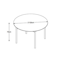 SA1 skandinaviško modernaus stiliaus pietų stalas virtuvei, svetainei, valgomajam