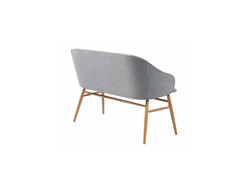 TE4 PILKA skandinaviško stiliaus sofa - suoliukas svetainės, valgomojo kambariui, valgomojo, pietų stalui