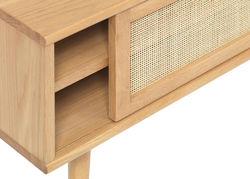 Svetainės baldai | Skandinaviško stiliaus TV staliukas, spintelė svetainei, valgomajam, biurui BA8 - natūralus ąžuolas