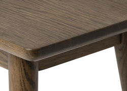 Svetainės baldai | BA11 - rūkytas ąžuolas skandinaviško stiliaus suoliukas svetainės, valgomojo kambariui, valgomojo, pietų stalui 