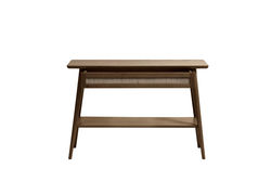 Svetainės baldai | BA13 - rūkytas ąžuolas skandinaviško stiliaus konsolė - staliukas, svetainei, miegamajam, valgomajam, biurui, prieškambariui