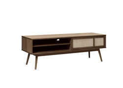 Svetainės baldai | Skandinaviško stiliaus TV staliukas, spintelė svetainei, valgomajam, biurui BA16 - rūkytas ąžuolas