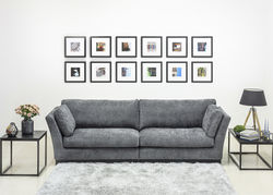 DORIAN, GRAFŲ BALDAI minkštų baldų kolekcija: sofa, fotelis, pufas