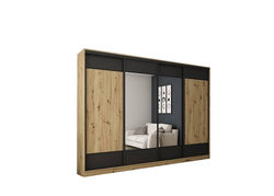 Svetainės baldai | 4D/320 spinta miegamajam, prieškambariui, svetainei, vaikų kambariui, biurui