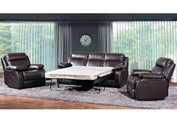Svetainės baldai | AŽ28 minkštos miegamos sofos ir fotelių komplektas su Relax funkcija svetainei, valgomajam