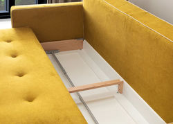 Svetainės baldai | ROMANTIC, MAGRĖS BALDAI minkšta miegama sofa - lova svetainės kambariui, valgomajam