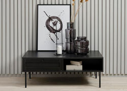 PENSACOLA svetainės baldų kolekcija: komoda, kavos staliukas, TV staliukas, spintelė, darbo stalas