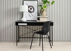 PSC svetainės baldų kolekcija: komoda, kavos staliukas, TV staliukas, spintelė, darbo stalas