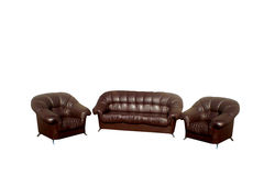 ASTRA 3+1+1 minkštų baldų komplektas: trivietė sofa - lova, fotelis
