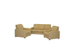 GINO 3+1+1 minkštų baldų komplektas: trivietė sofa - lova, fotelis