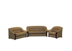 Svetainės baldai | LIUCIJA 3+2+1 minkštų baldų komplektas: dvivietė sofa su patalynės dėže, trivietė sofa - lova, fotelis