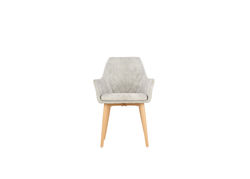 H21 ŠVIESIAI PILKA kėdė - krėslas valgomajam, virtuvei, svetainei, pietų, virtuvės stalui