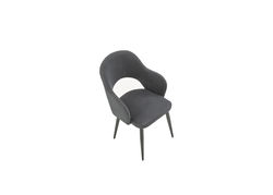 H23 TAMSIAI PILKA kėdė - krėslas valgomajam, virtuvei, svetainei, pietų, virtuvės stalui