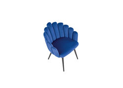 H30 TAMSIAI MĖLYNA kėdė - krėslas valgomajam, virtuvei, svetainei, pietų, virtuvės stalui