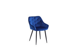 H54 TAMSIAI MĖLYNA kėdė - foteliukas valgomajam, virtuvei, svetainei, pietų, virtuvės stalui
