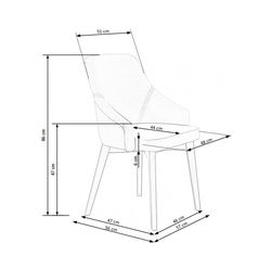 Virtuvės baldai | TOMAS3 TAMSIAI ŽALIA kėdė - foteliukas valgomajam, virtuvei, svetainei, pietų, virtuvės stalui