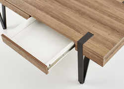 LIZA modernaus dizaino kavos staliukas, žurnalinis staliukas su stalčiais svetainei, valgomajam, biurui
