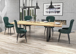 Svetainės baldai | REDA160 pietų stalas, praplėčiamas virtuvės, valgomojo, svetainės stalas