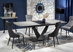 VIENA pietų stalas, padidinamas virtuvės, modernaus dizaino valgomojo, svetainės stalas