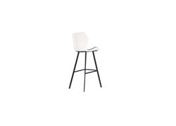 H61 PILKA-BALTA modernaus dizaino baro kėdė virtuvei, svetainei, valgomajam