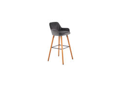 H63 PILKA skandinaviško stiliaus baro kėdė virtuvei, svetainei, valgomajam