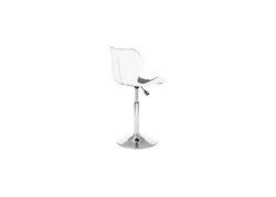 MATRICA2 BALTA-PILKA modernaus dizaino reguliuojamo aukščio baro kėdė virtuvei, svetainei, valgomajam