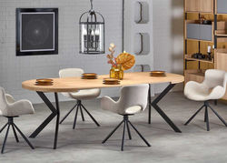 OPERA pietų stalas, padidinamas virtuvės, modernaus skandinaviško dizaino valgomojo, svetainės stalas