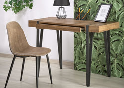 Biuro baldai | BH39 darbo stalas su lentyna klaviatūrai, rašomasis stalas vaikų, jaunuolio kambariui, biurui, kosmetinis staliukas