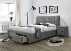 PERU160 modernaus dizaino minkšta dvigulė lova miegamajam