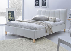 SANDRA160 dvigulė lova, modernaus dizaino miegamojo kambario lova be patalynės dėžės