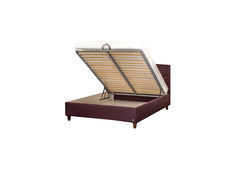 Miegamojo baldai | VERONA lova aukštu galvūgaliu, minkšta dvigulė lova su patalynės dėže miegamajam