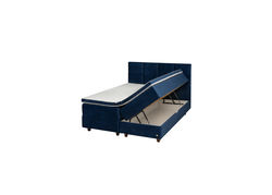 Miegamojo baldai | VERONA kontinentinė lova su patalynės dėže, vidutinio kietumo moderni dvigulė lova miegamojo kambariui