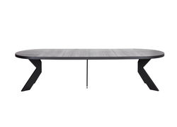 Svetainės baldai | BOND120-320, GRAFŲ BALDAI skandinaviško stiliaus prailginamas virtuvės stalas, pietų stalas svetainei, valgomajam, su atramine kojele