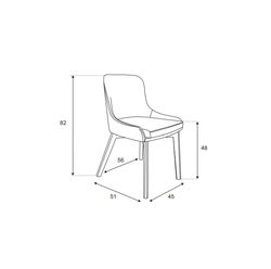 Virtuvės baldai | TWO, GRAFŲ BALDAI minkšta kėdė, foteliukas valgomajam, svetainei, virtuvei