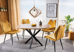 S6 GARSTYČIŲ Minkšta, švelni, patogi kėdė valgomojo, svetainės kambariui, virtuvei 