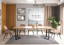 S17 SMĖLIO ergonomiška virtuvės, svetainės, valgomojo kėdė, krėslas pietų stalui