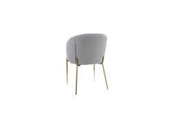 Svetainės baldai | Modernaus stiliaus valgomojo kėdė svetainei, virtuvei, kėdė pietų stalui S24 PILKA
